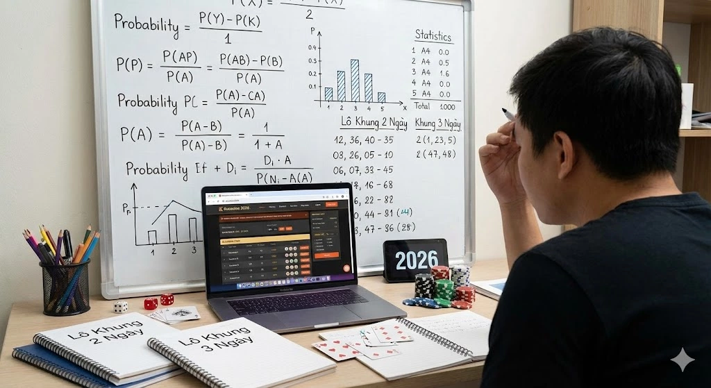 Bí kíp nuôi lô khung 2 ngày, 3 ngày bất bại: Từ lý thuyết xác suất đến thực chiến kucasino 2026
